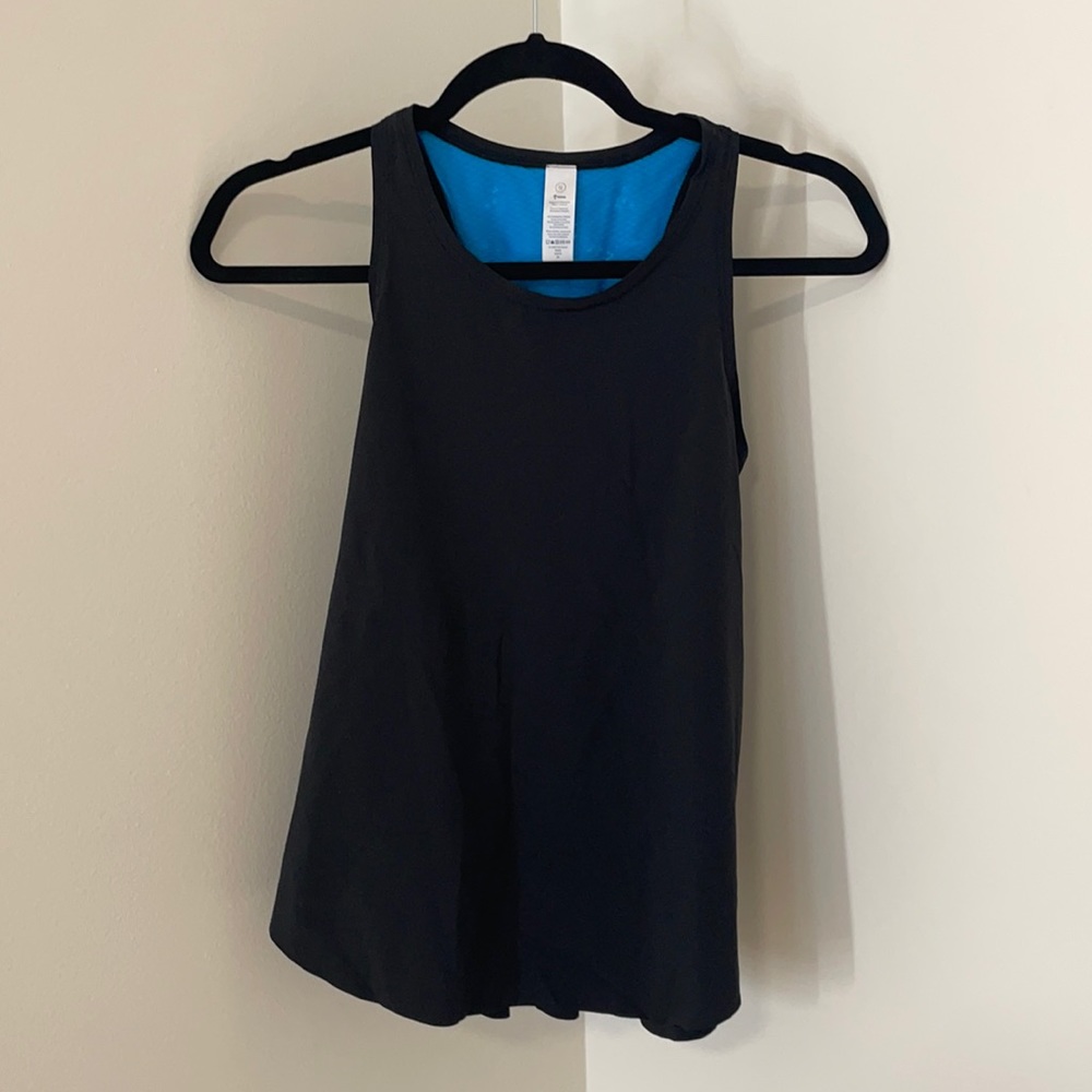 IVIVVA black/blue athletic tank top